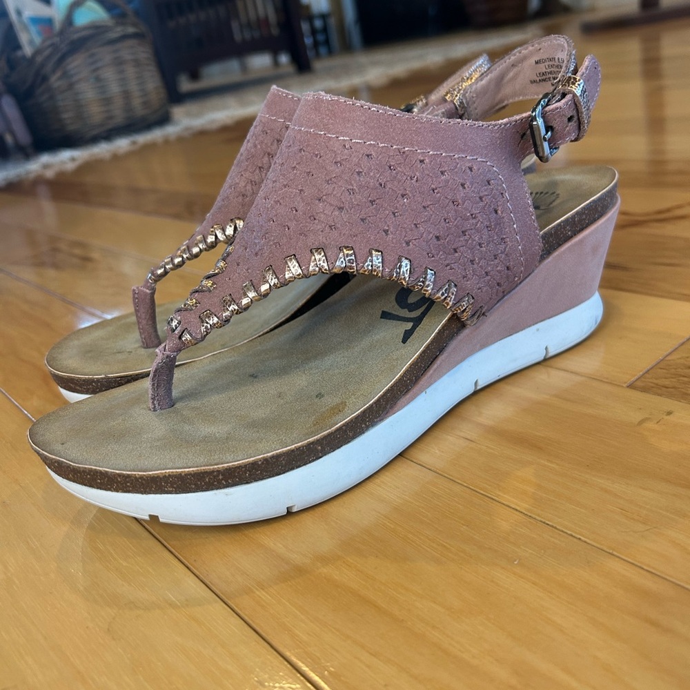 OTBT Meditate Stylish Pink Wedge Women’s 
Sandals
